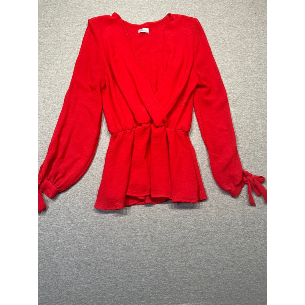 Women's AbbeLine Blouse, Small, Red